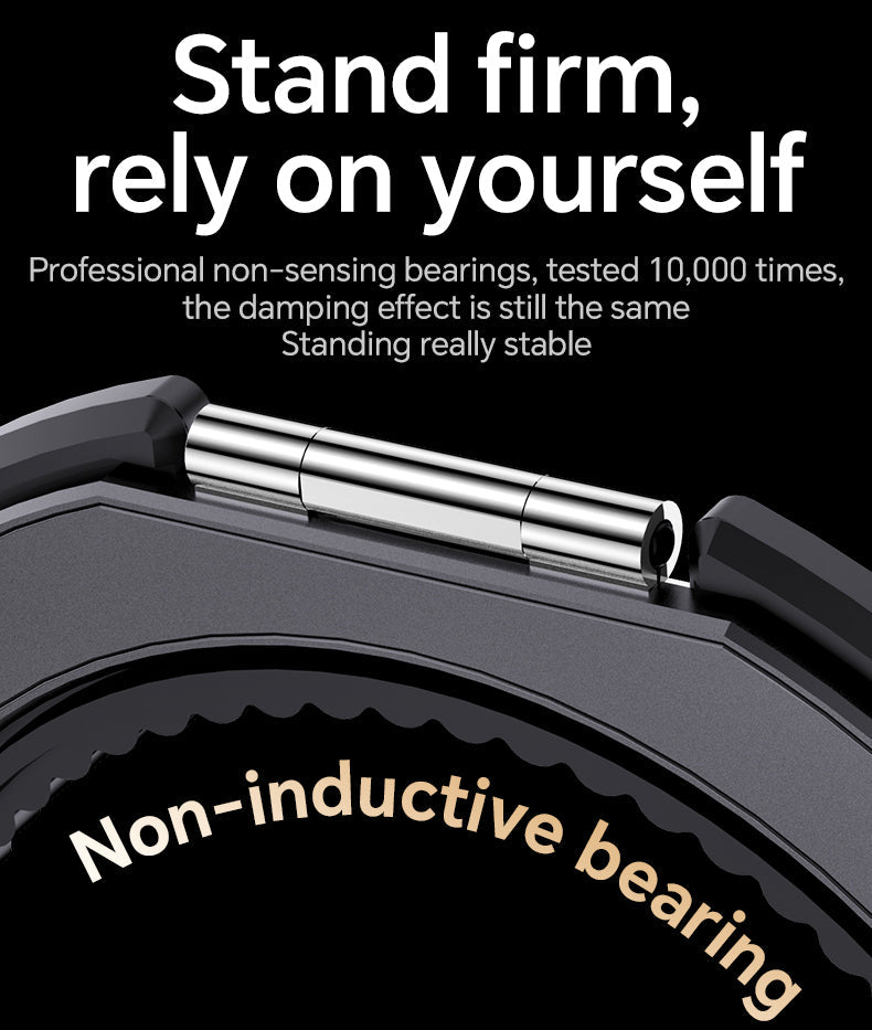 Magnetic TPU+PC Protective Case with 360° Rotating Stand (Samsung Galaxy S25/S25 PLUS/S25 Edge 5G/S25 Ultra)