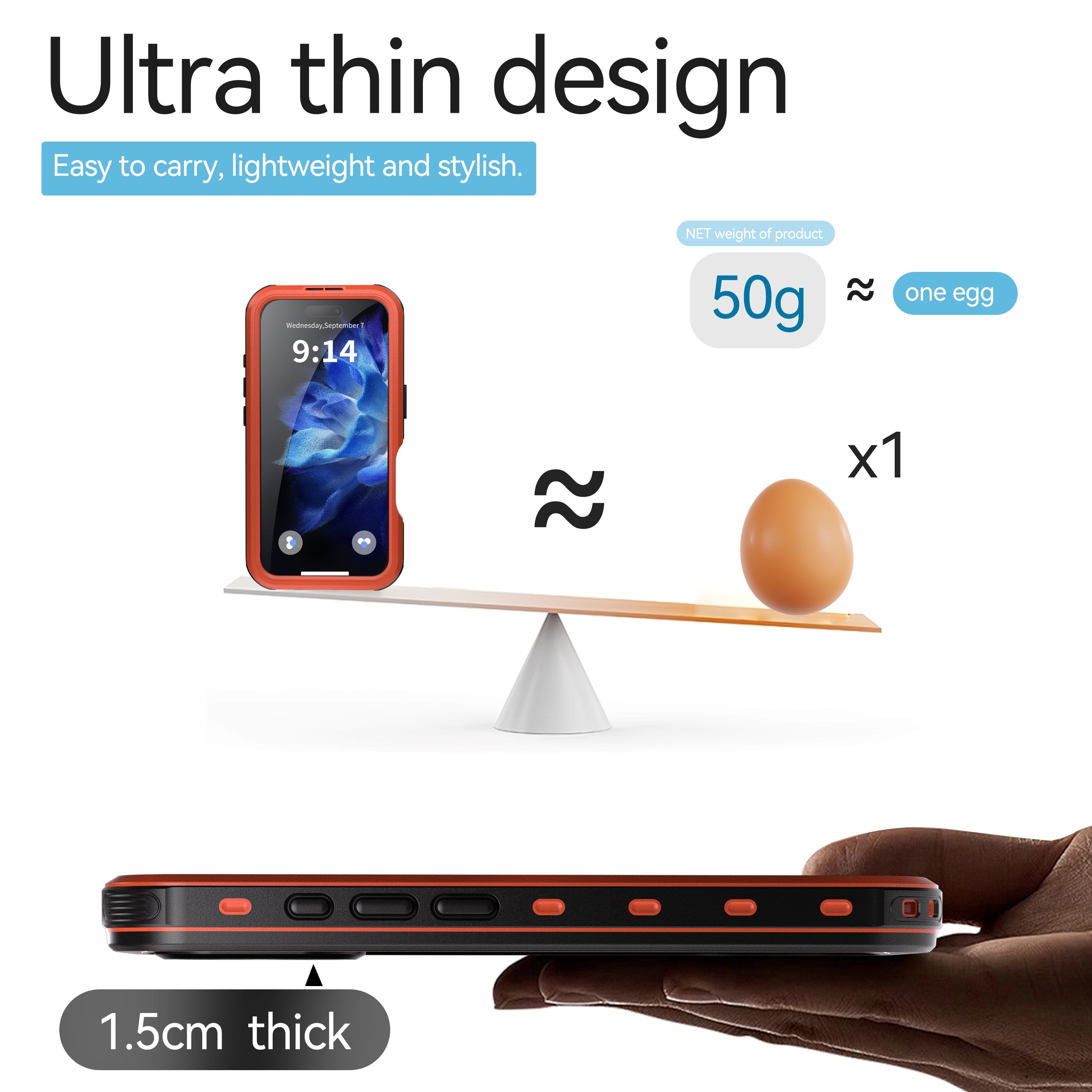 TPU+PC material snowproof, waterproof, dustproof, and shockproof phone case(iPhone 16/16 Plus/16 Pro/16 Pro Max)