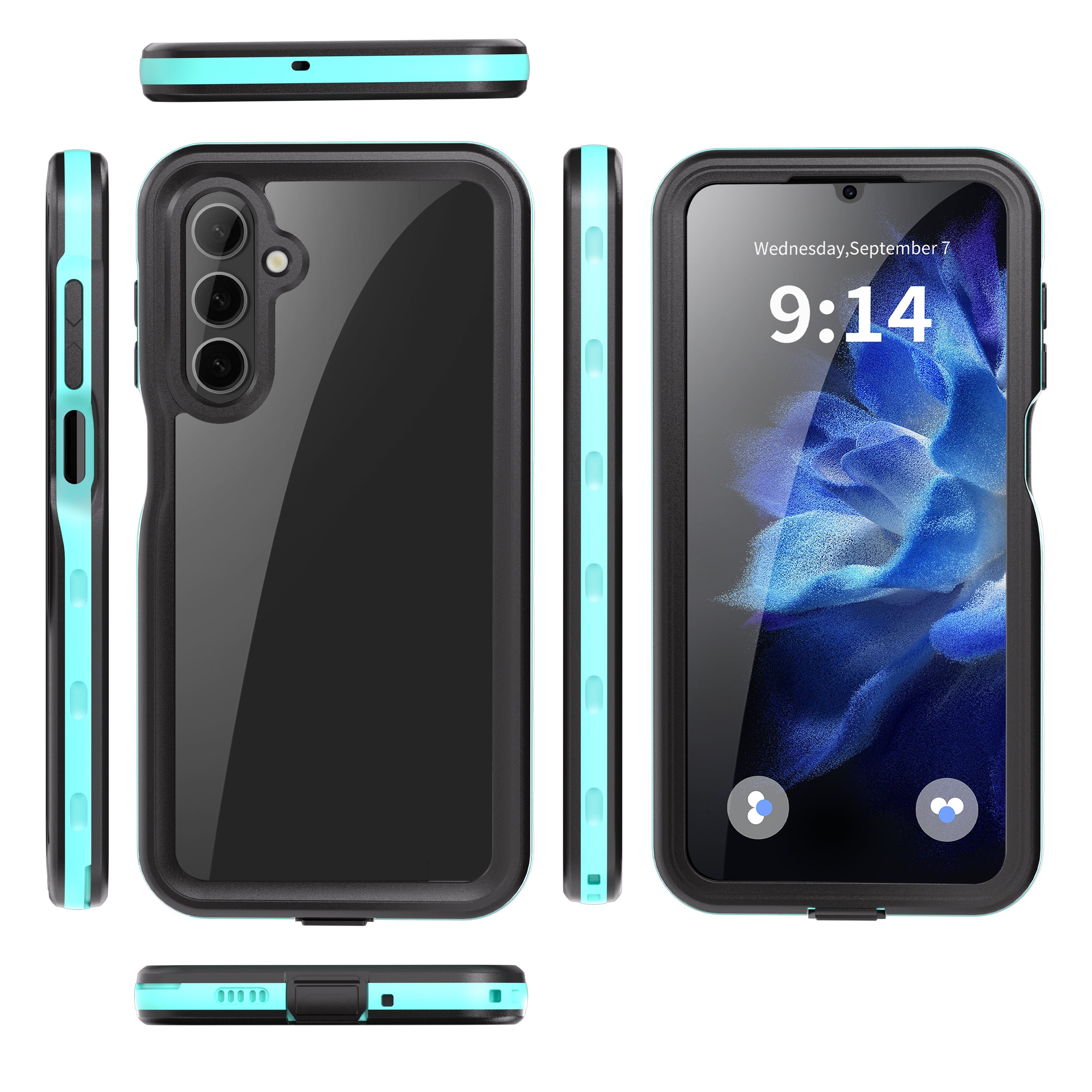 TPU+PET+PC material snowproof, waterproof, dustproof, and shockproof phone case(Samsung A16)