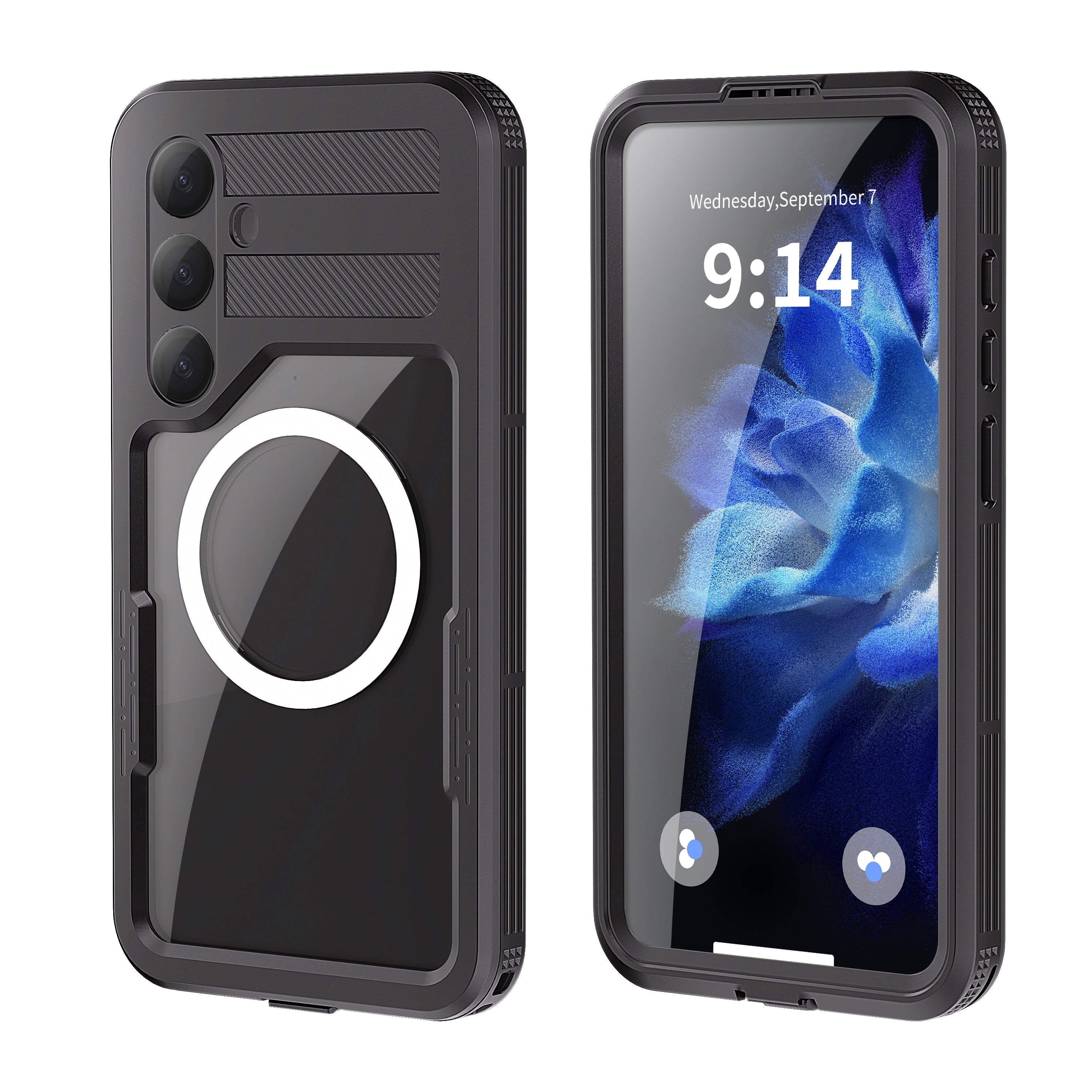 TPU+PET+PC material snowproof, waterproof, dustproof, and shockproof phone case(Samsung Galaxy S25/S25 Plus/S25 Ultra)