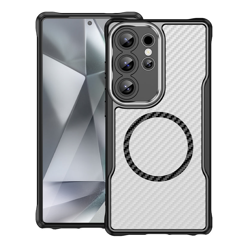 Premium TPU + PC + Acrylic Protective Case for Samsung Galaxy S25 Ultra