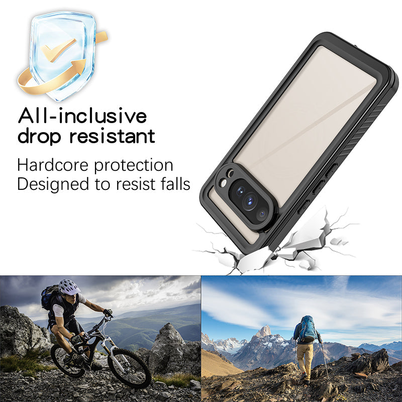 TPU+PET+PC material snowproof, waterproof, dustproof, and shockproof phone case(Pixel 6A/8A/9/9Pro/9Pro XL/10/10Pro/10Pro XL)