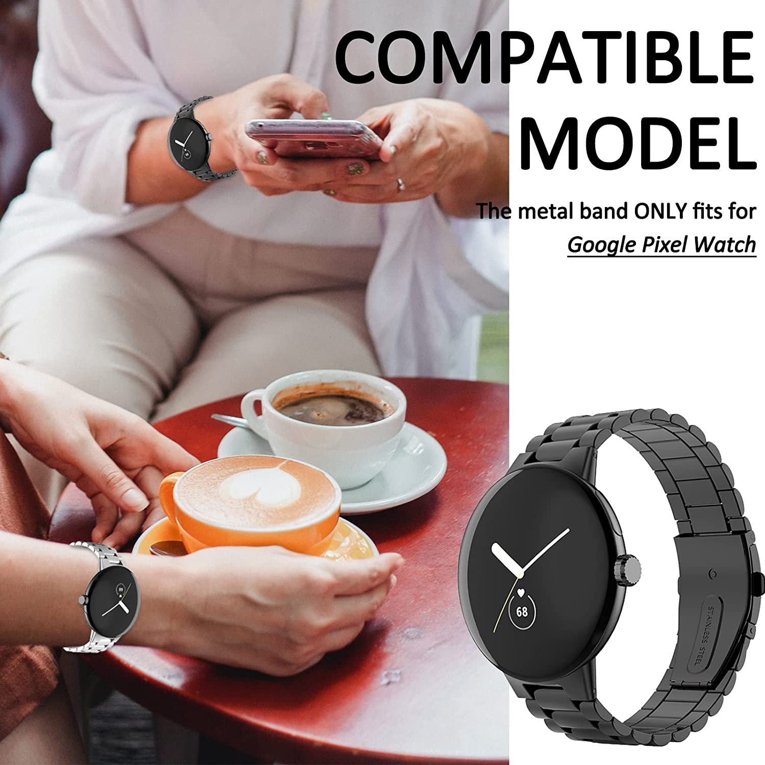 Google Pixel Watch Metal Links Band