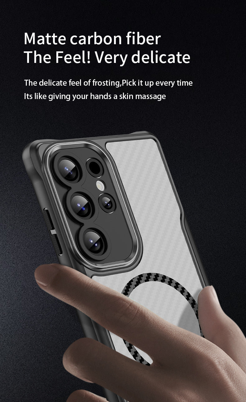 Premium TPU + PC + Acrylic Protective Case for Samsung Galaxy S25 Ultra