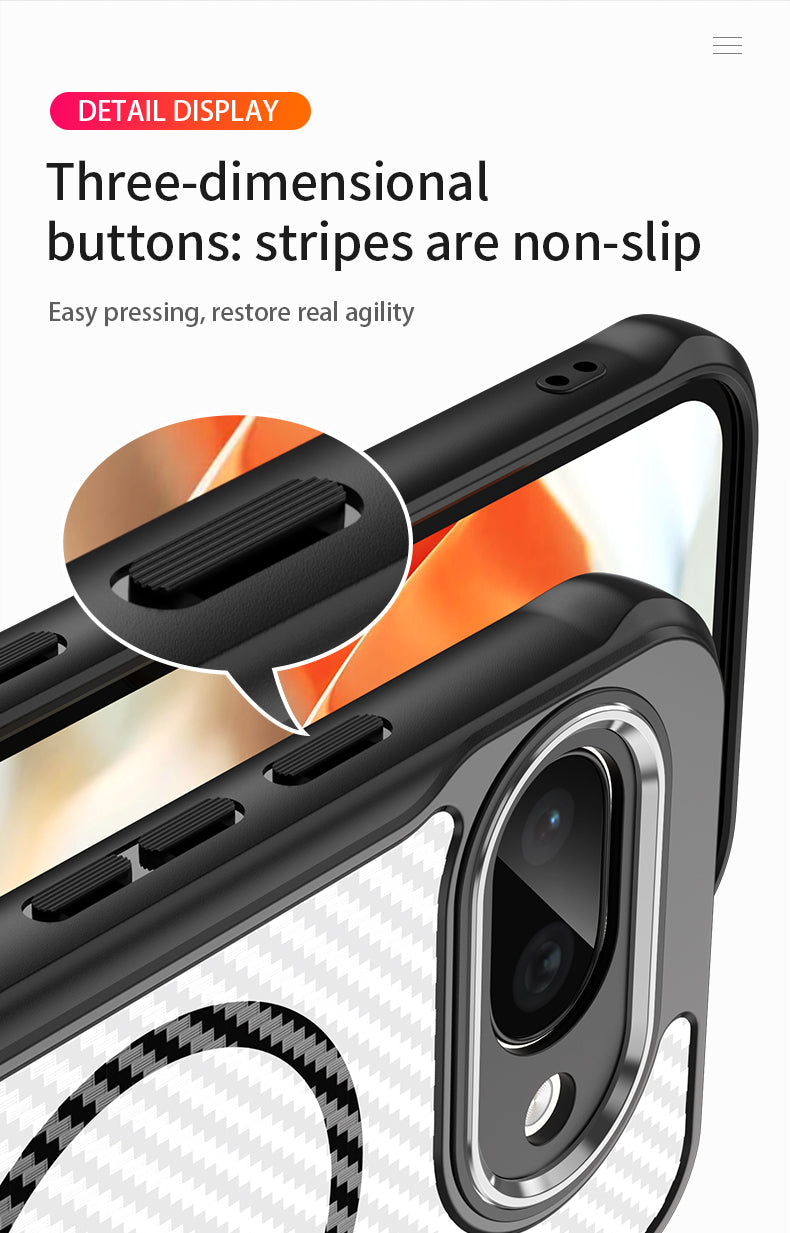 Premium TPU + PC + Acrylic Protective Case for Pixel 9A