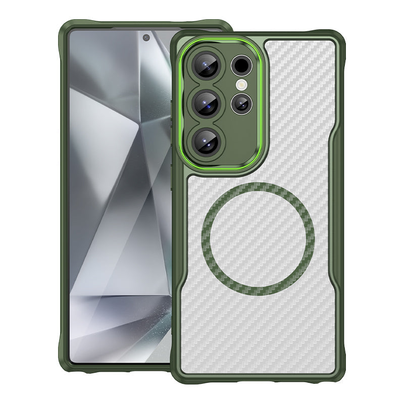 Premium TPU + PC + Acrylic Protective Case for Samsung Galaxy S25 Ultra