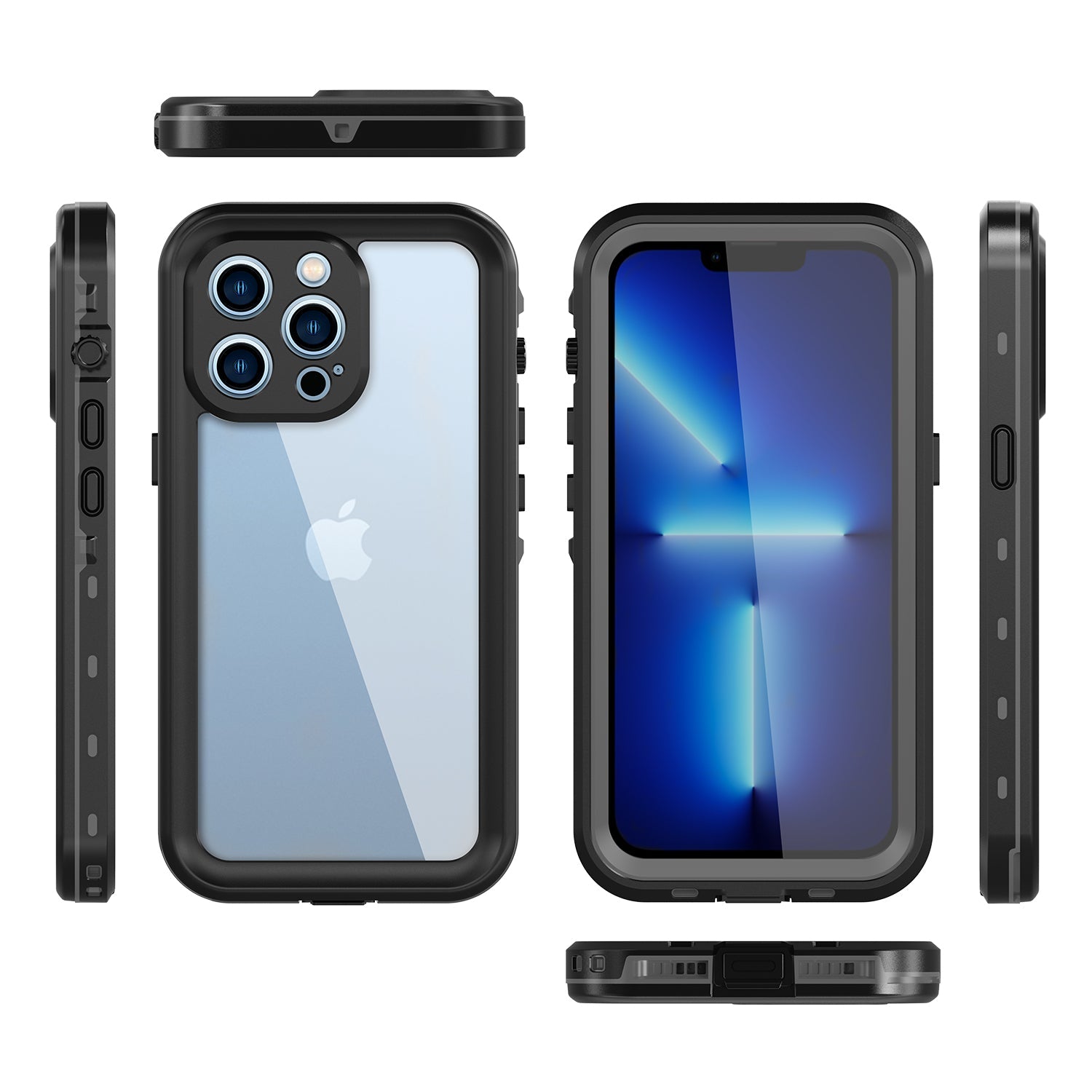 TPU+PC material snowproof, waterproof, dustproof, and shockproof phone case(iPhone 13/13 mini/13 Pro/13 Pro Max)