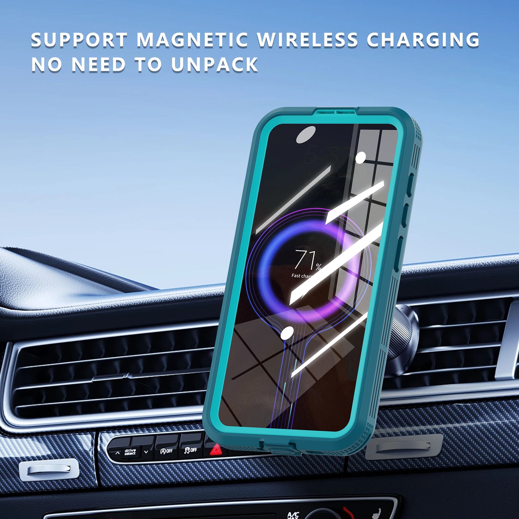 TPU+PET+PC material snowproof, waterproof, dustproof, and shockproof phone case(Samsung Galaxy S25/S25 Plus/S25 Ultra)