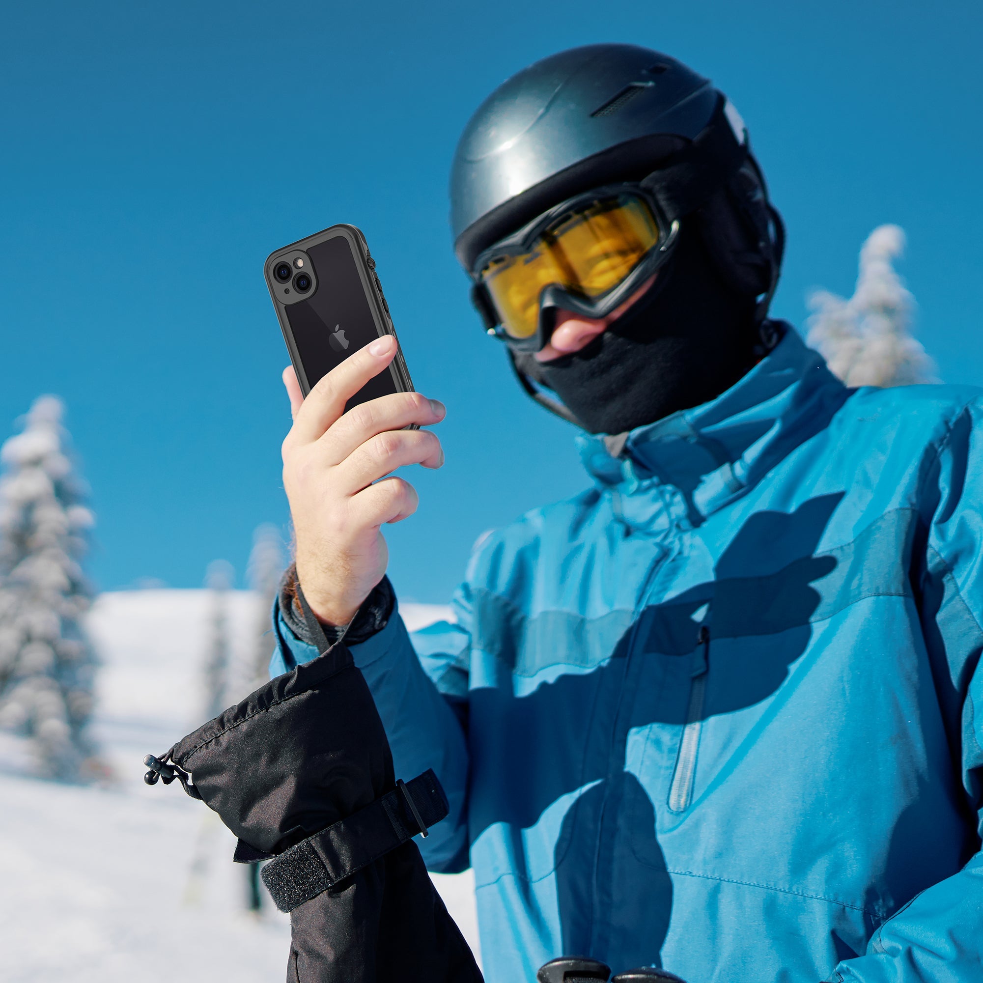 TPU+PC material snowproof, waterproof, dustproof, and shockproof phone case(iPhone 13/13 mini/13 Pro/13 Pro Max)