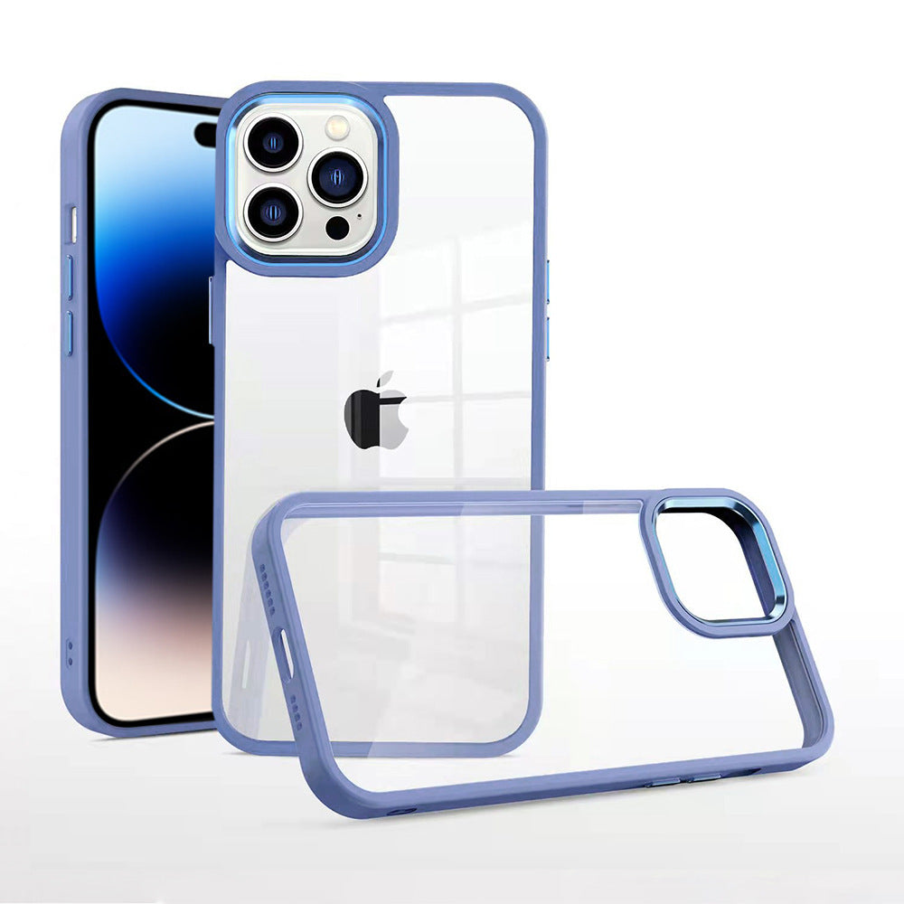 Colorful Border Clear iphone Case