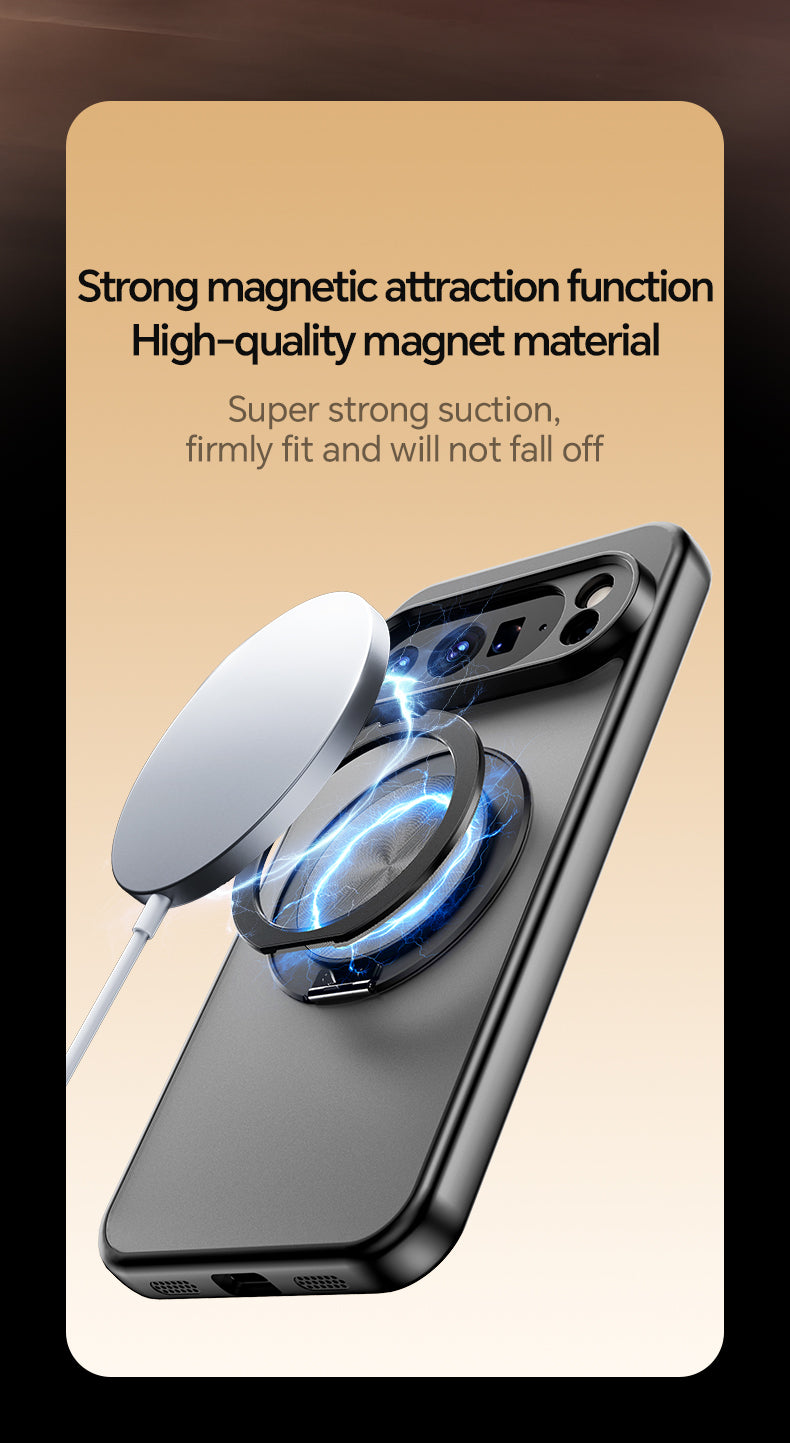 Magnetic TPU+PC Protective Case with 360° Rotating Stand (Compatible with Google Series)