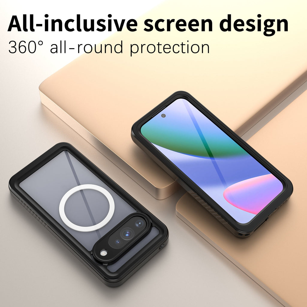 TPU + PET + PC Material Magnetic Phone Case with Snow, Water, Dust, and Drop Protection(Pixel 10/10Pro/10Pro XL)