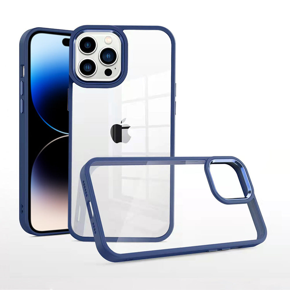 Colorful Border Clear iphone Case