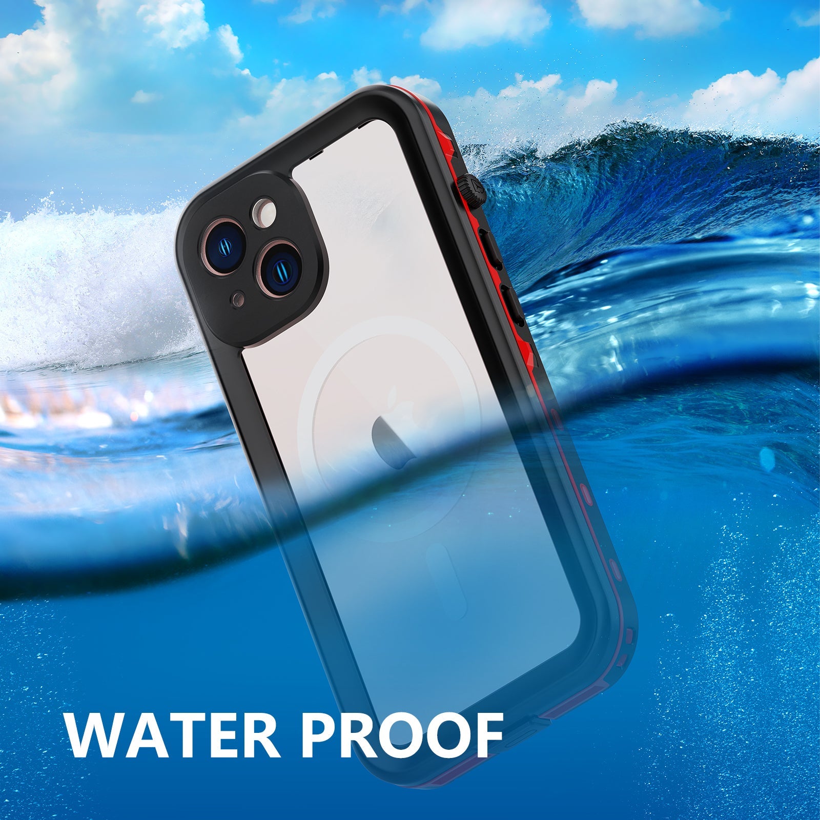 TPU+PC material snowproof, waterproof, dustproof, and shockproof phone case(iPhone 14/14 Plus/14 Pro/14 Pro Max)