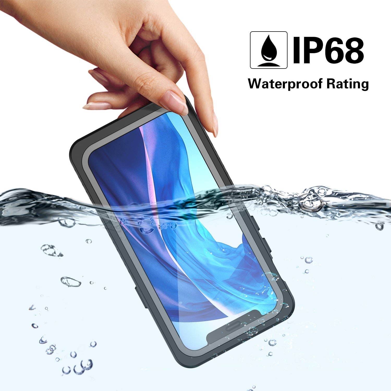 TPU+PET+PC material snowproof, waterproof, dustproof, and shockproof phone case(iPhone 12/12 mini/12 Pro/12 Pro Max)
