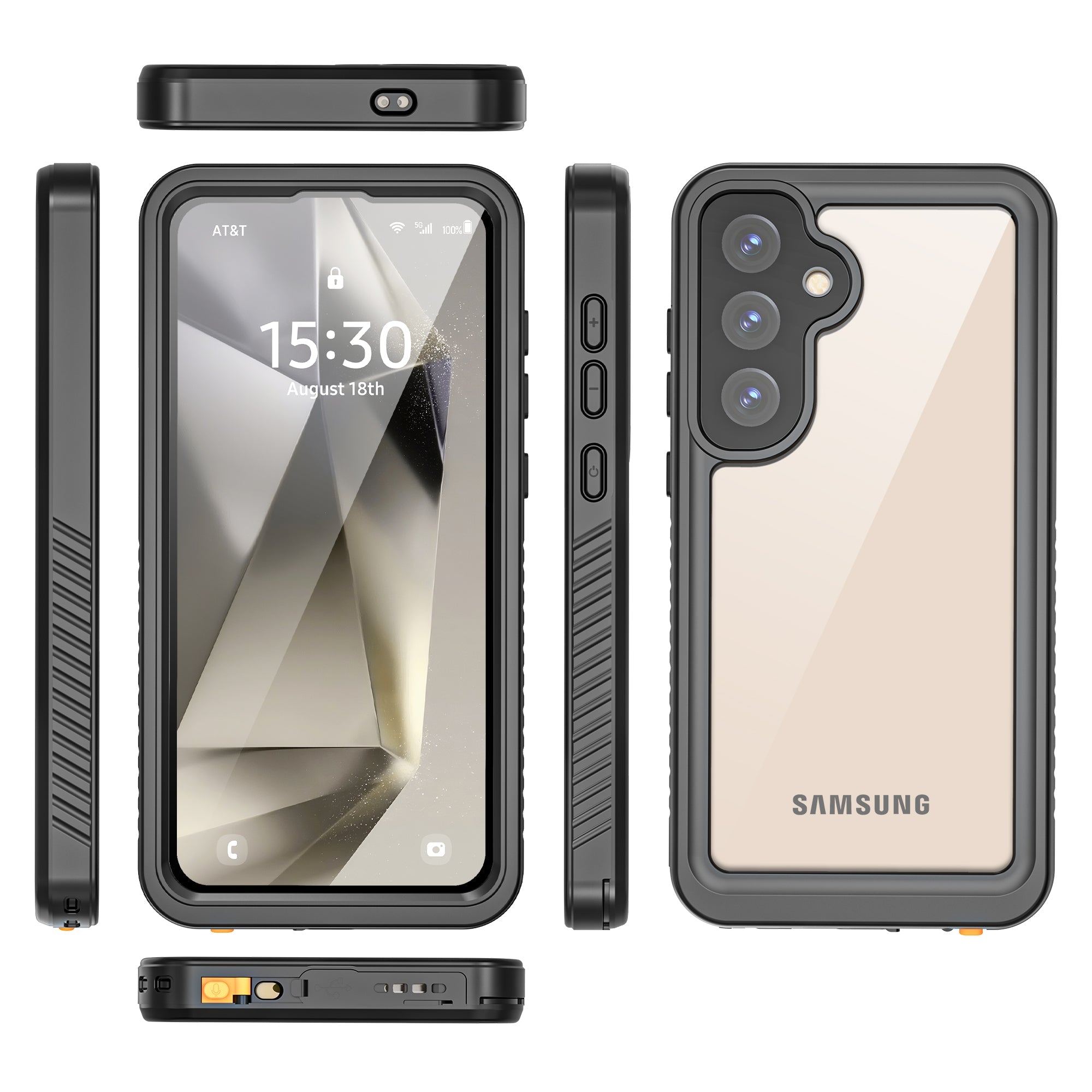 TPU+PET+PC material snowproof, waterproof, dustproof, and shockproof phone case(Samsung Galaxy S25/S25 Plus/S25 Ultra)