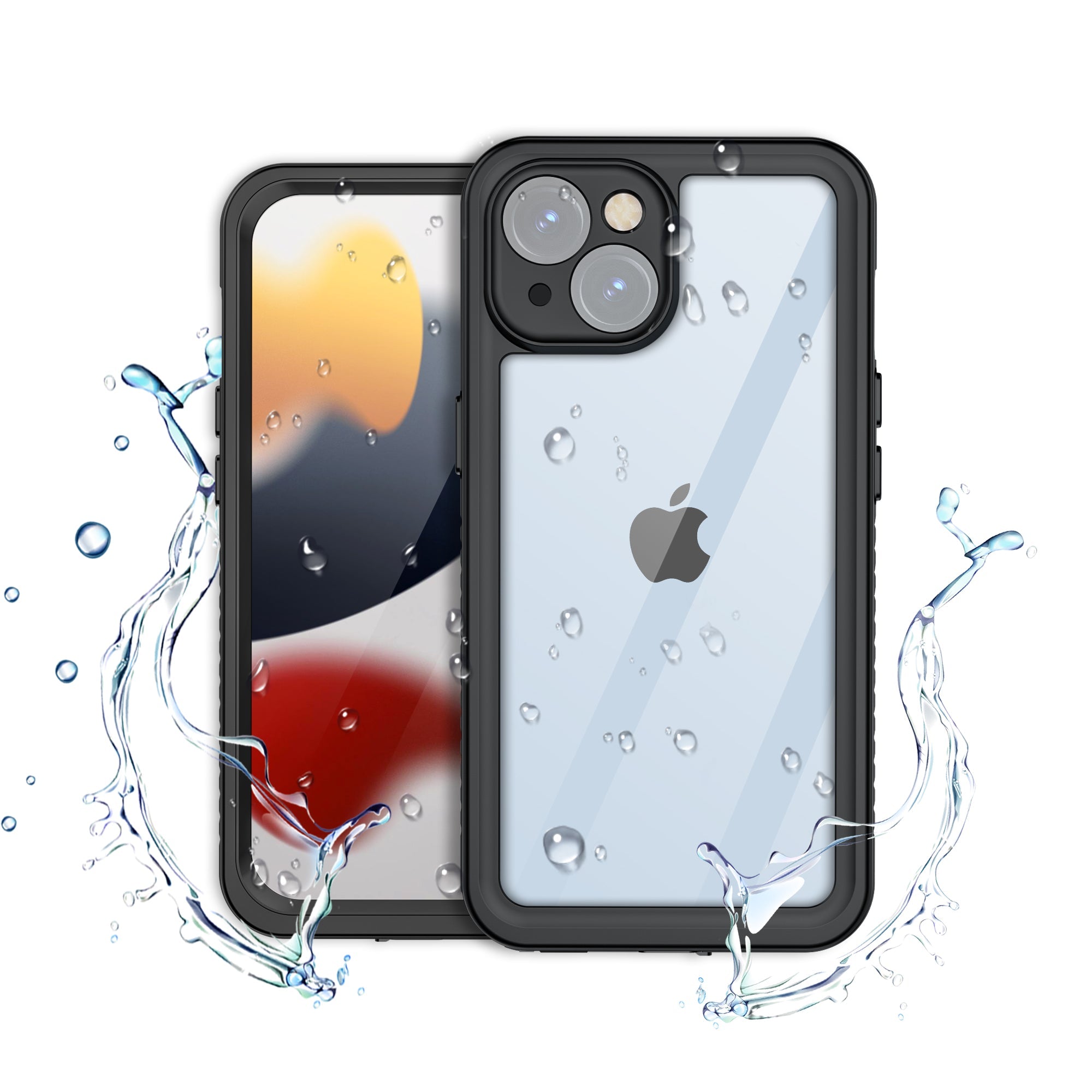 TPU+PET+PC material snowproof, waterproof, dustproof, and shockproof phone case(iPhone 15/15 Plus/15 Pro/15 Pro Max)
