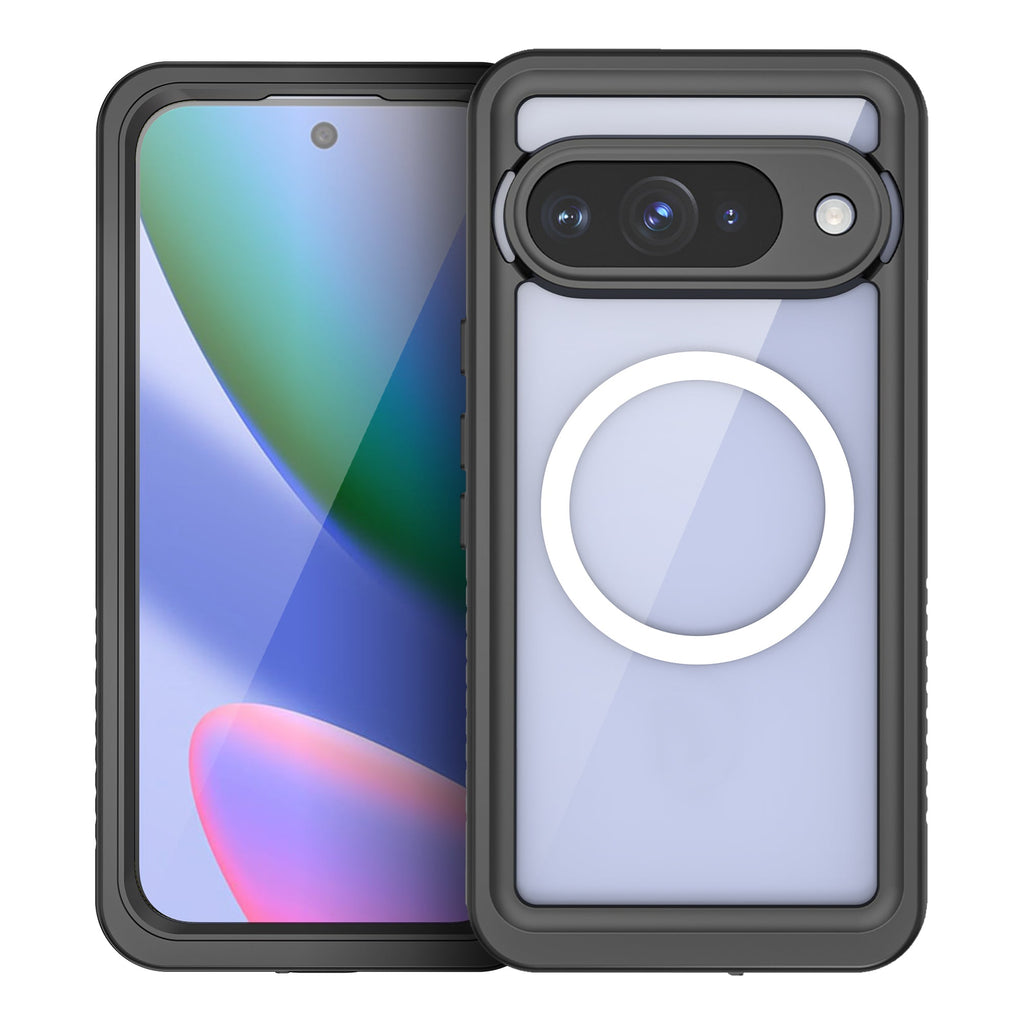 TPU + PET + PC Material Magnetic Phone Case with Snow, Water, Dust, and Drop Protection(Pixel 10/10Pro/10Pro XL)