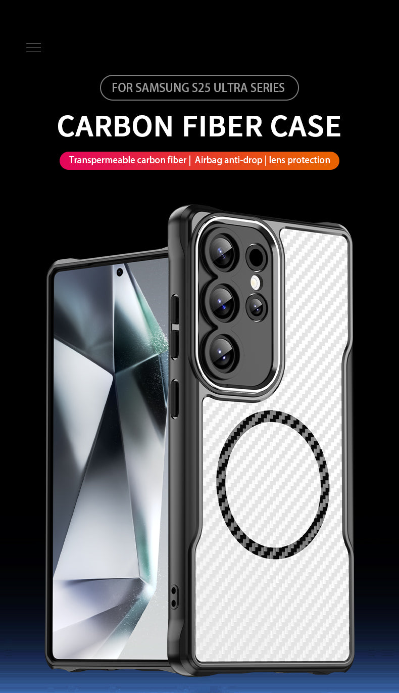 Premium TPU + PC + Acrylic Protective Case for Samsung Galaxy S25 Ultra