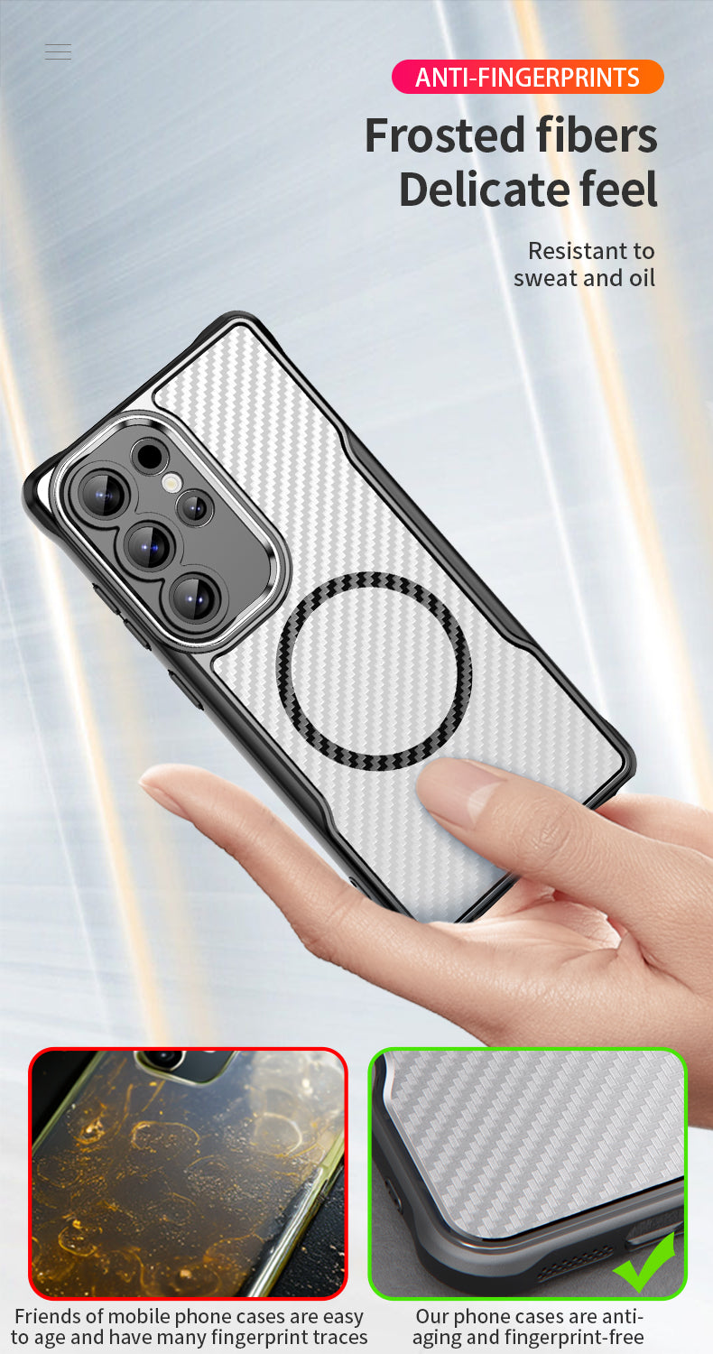 Premium TPU + PC + Acrylic Protective Case for Samsung Galaxy S25 Ultra