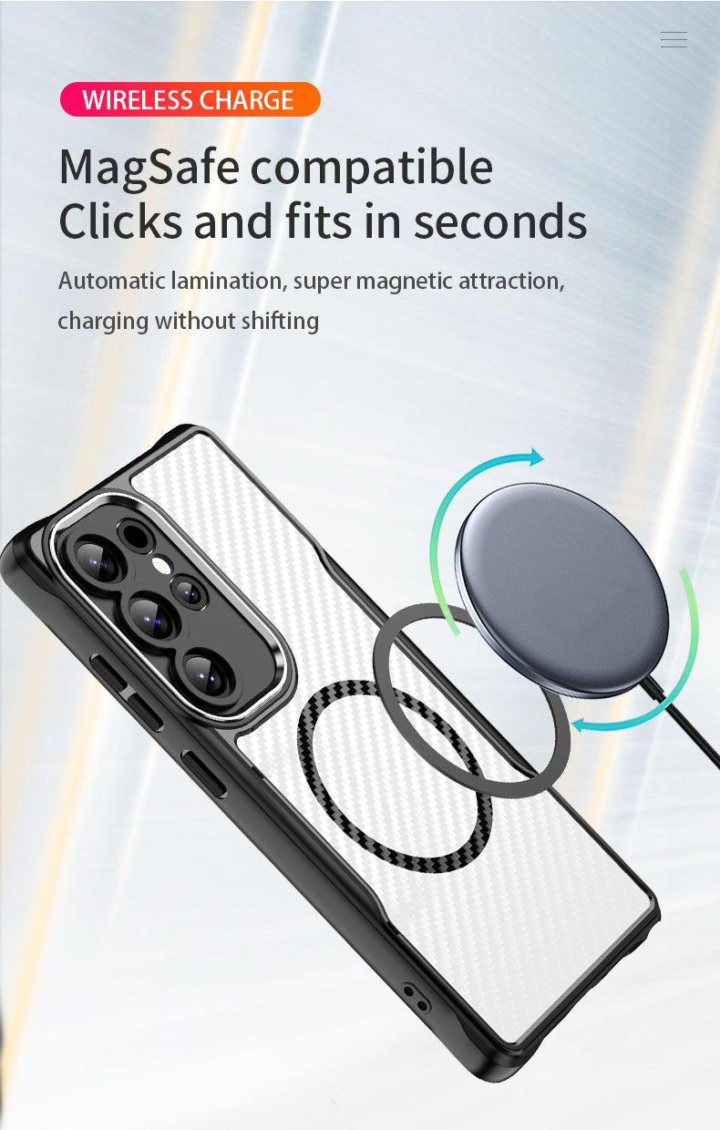 Premium TPU + PC + Acrylic Protective Case for Samsung Galaxy S25 Ultra