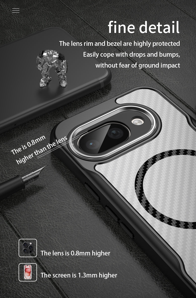 Premium TPU + PC + Acrylic Protective Case for Pixel 9A