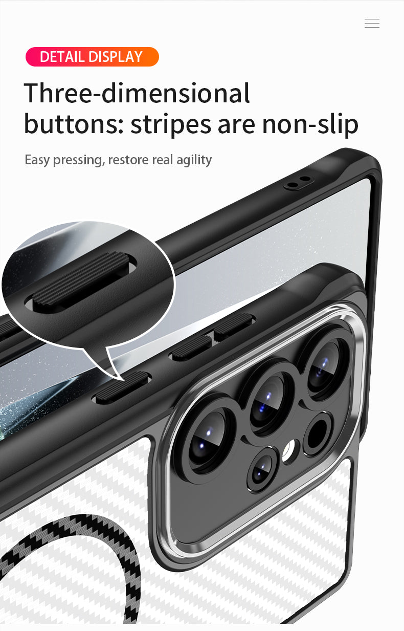 Premium TPU + PC + Acrylic Protective Case for Samsung Galaxy S25 Ultra