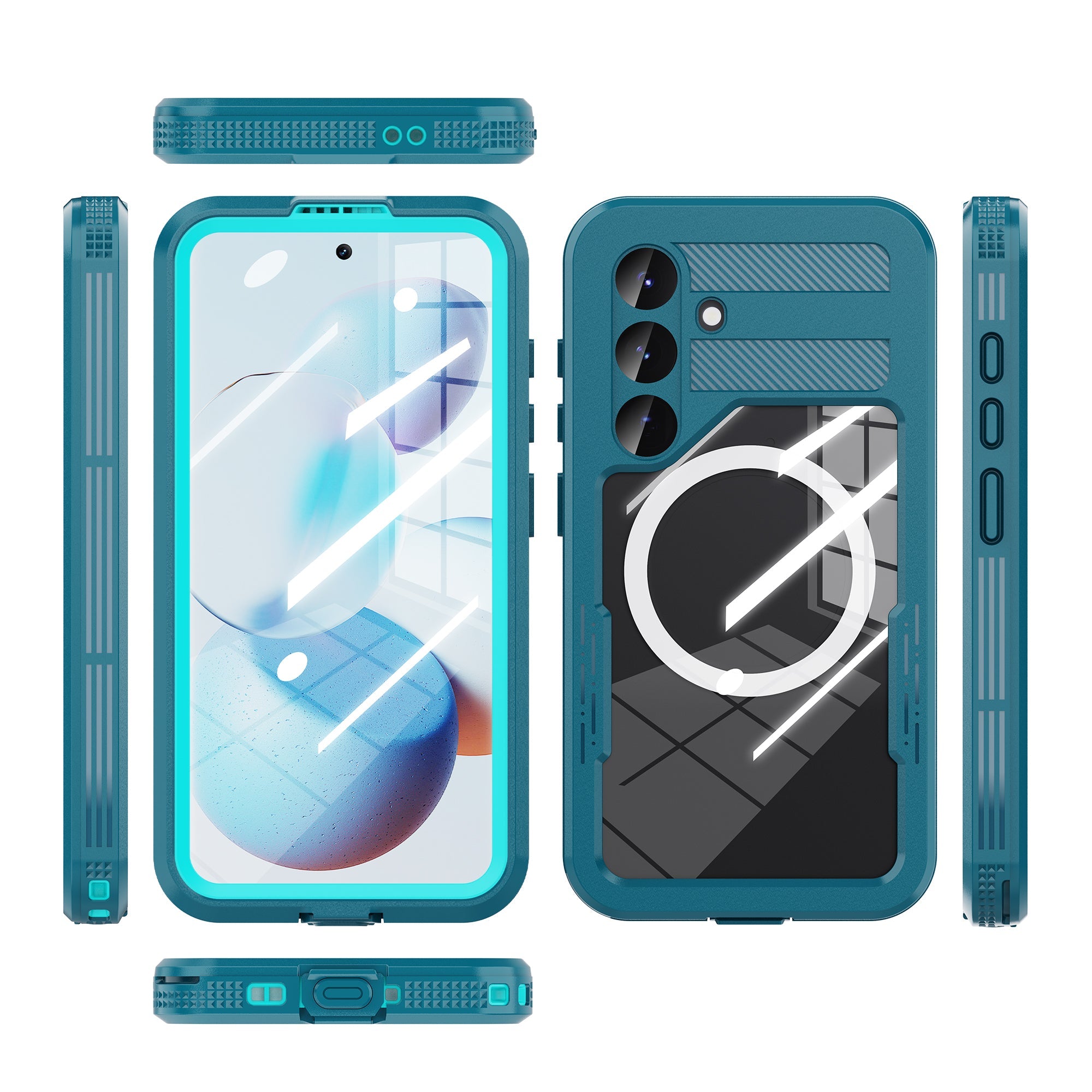 TPU+PET+PC material snowproof, waterproof, dustproof, and shockproof phone case(Samsung Galaxy S25/S25 Plus/S25 Ultra)