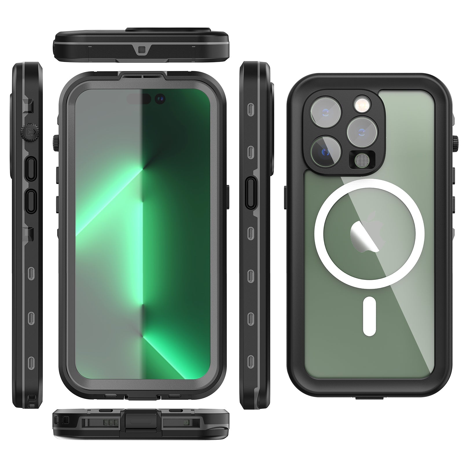 TPU+PC material snowproof, waterproof, dustproof, and shockproof phone case(iPhone 14/14 Plus/14 Pro/14 Pro Max)