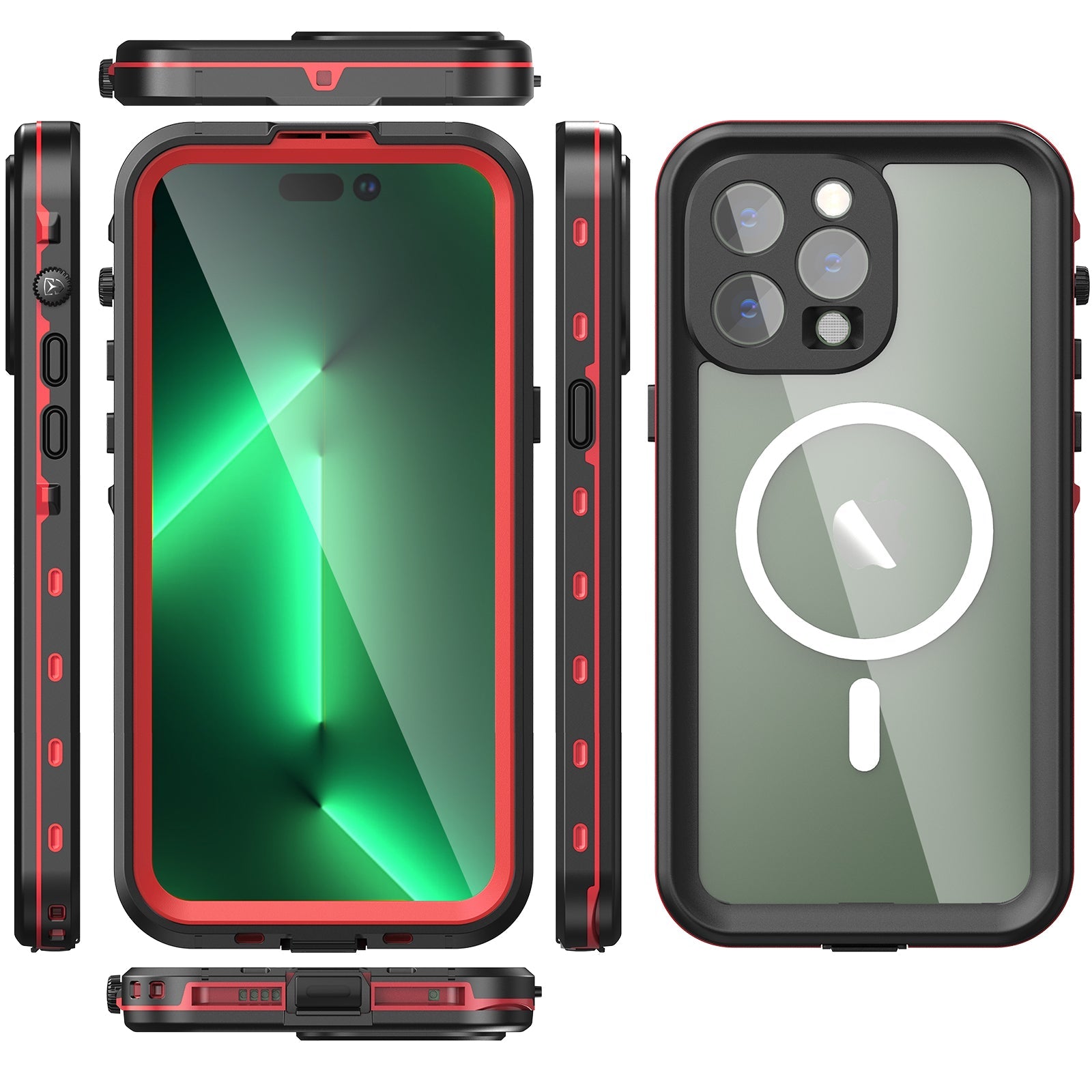 TPU+PC material snowproof, waterproof, dustproof, and shockproof phone case(iPhone 14/14 Plus/14 Pro/14 Pro Max)
