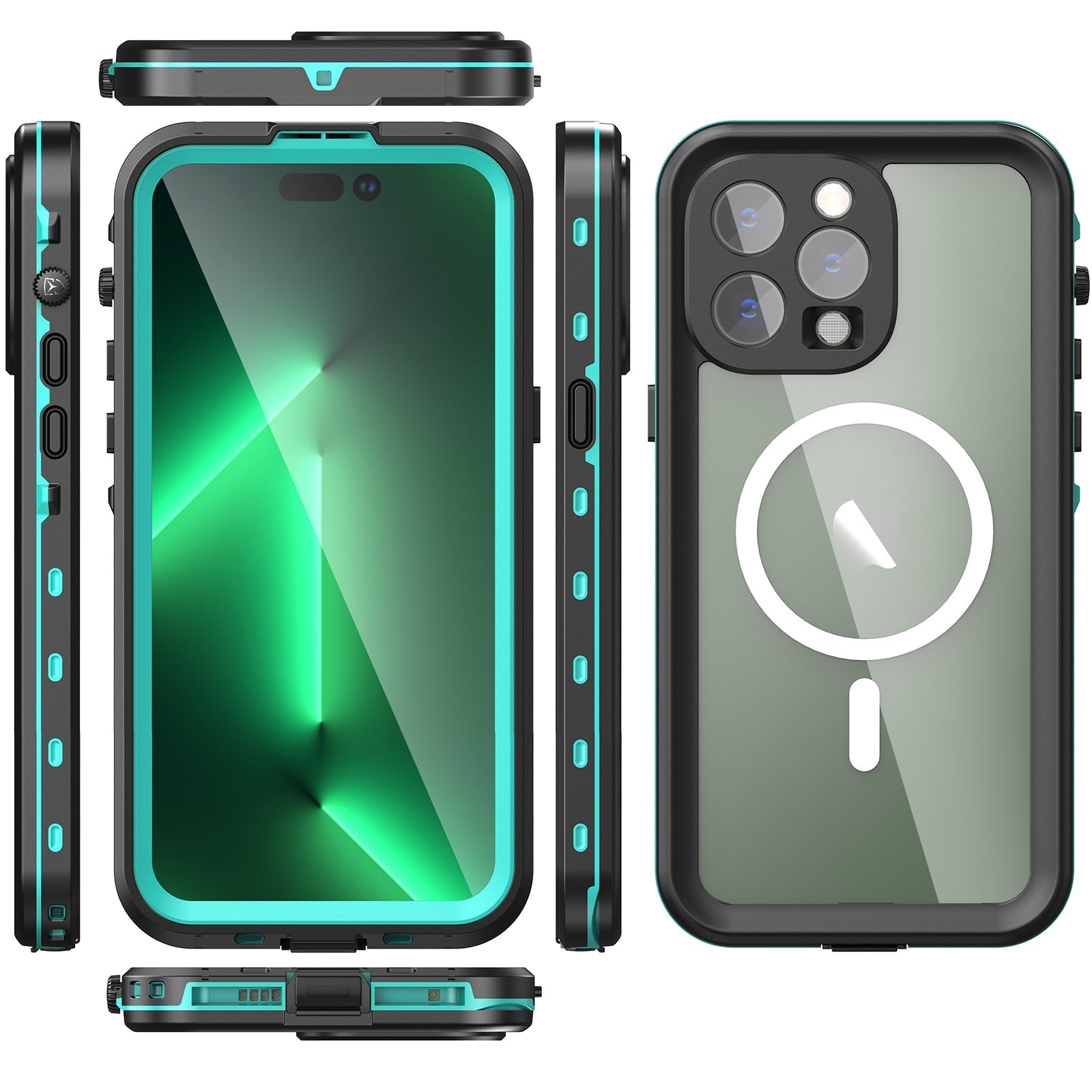 TPU+PC material snowproof, waterproof, dustproof, and shockproof phone case(iPhone 14/14 Plus/14 Pro/14 Pro Max)
