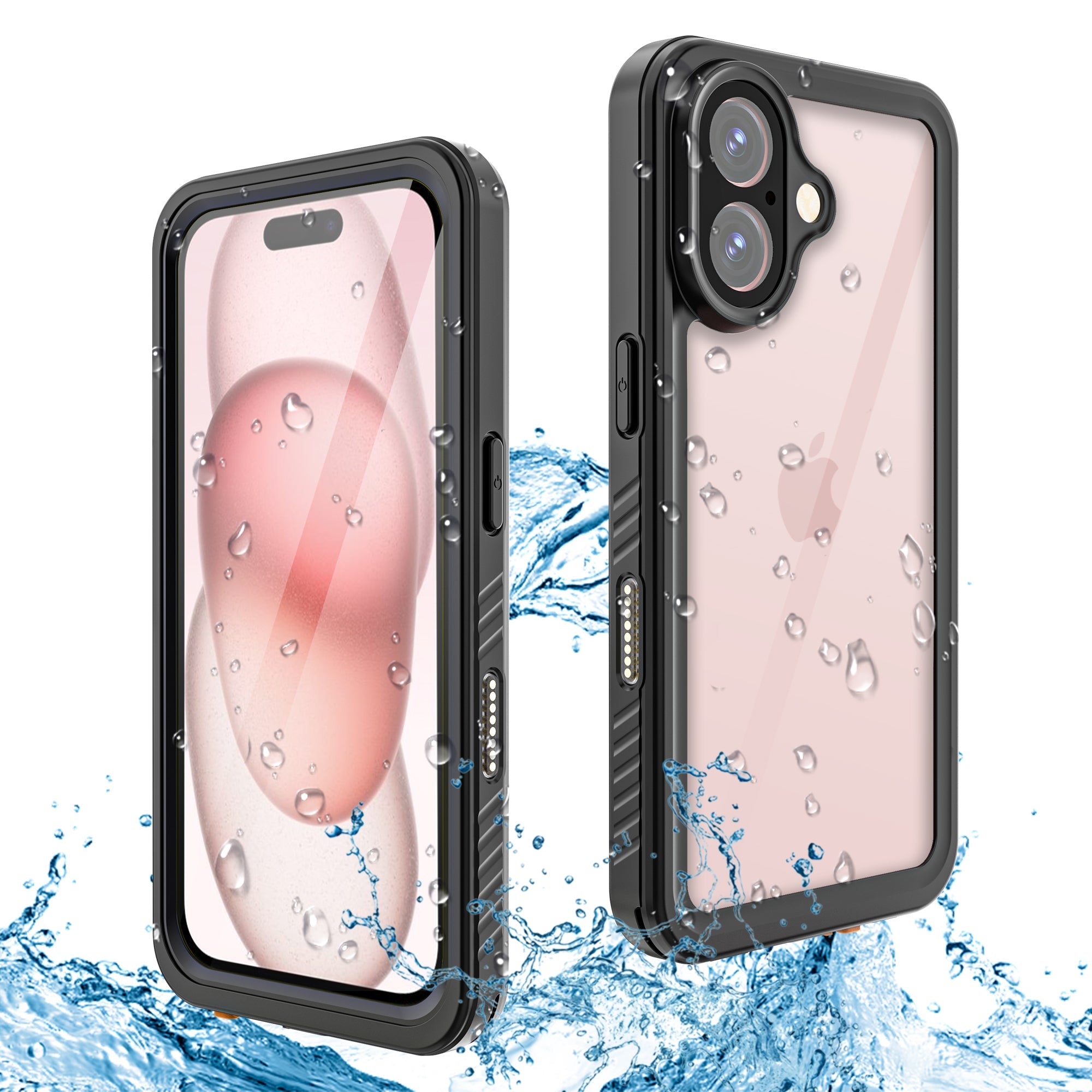TPU+PET+PC material snowproof, waterproof, dustproof, and shockproof phone case(iPhone 16/16 Plus/16 Pro/16 Pro Max)