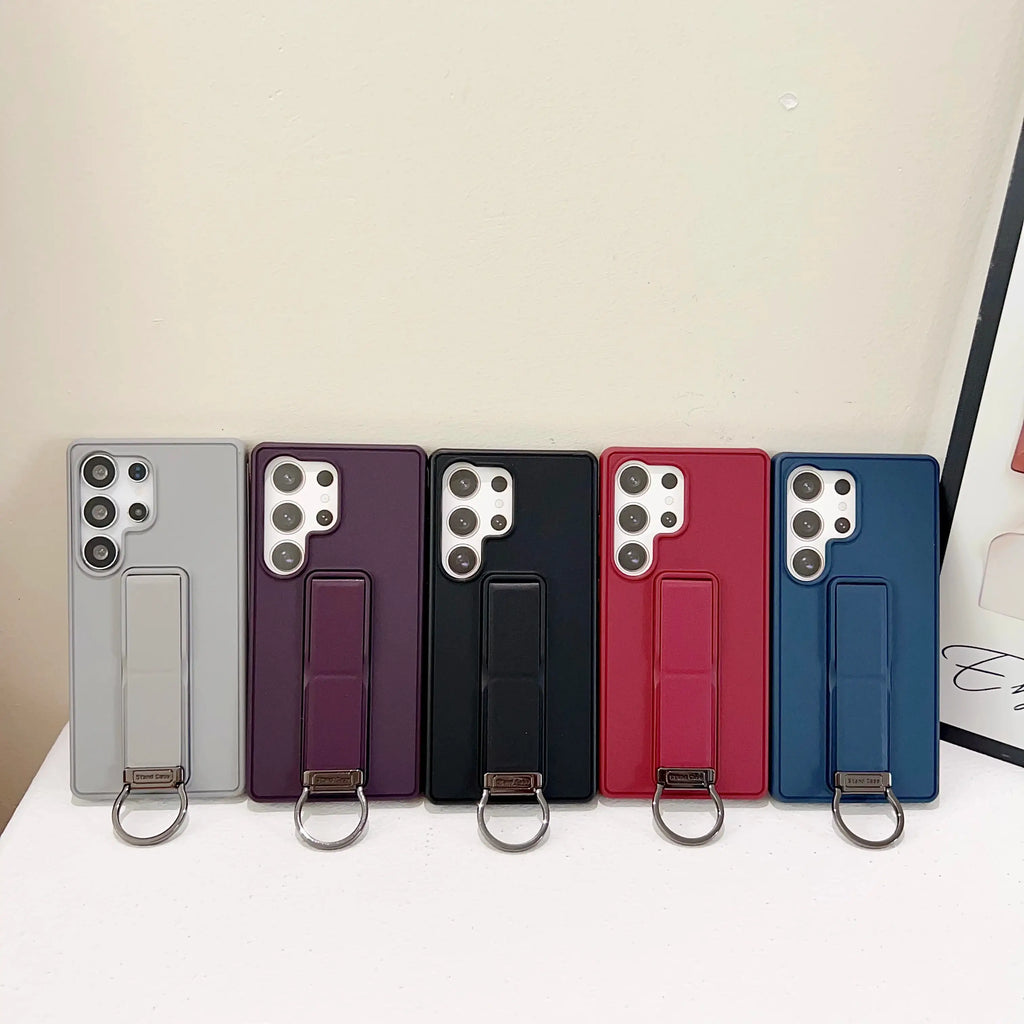 Samsung Galaxy S23, S24 or S25 Ultra Magnetic TPU+PC Protective Case with Expandable Stand