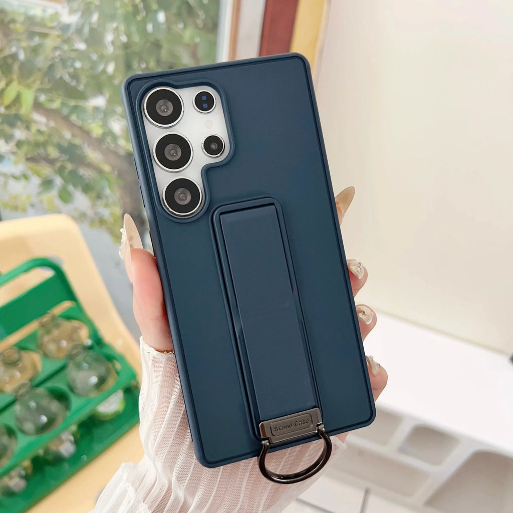 Samsung Galaxy S23, S24 or S25 Ultra Magnetic TPU+PC Protective Case with Expandable Stand