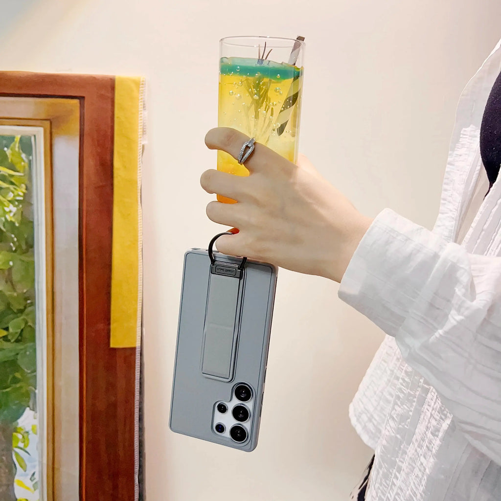 Samsung Galaxy S23, S24 or S25 Ultra Magnetic TPU+PC Protective Case with Expandable Stand