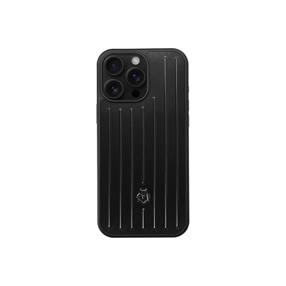 RIMOWA Black iPhone case(iPhone 13/14/14 Pro/14 Pro Max/15/15 Pro/15 Pro Max/16/16 Pro/16 Pro Max)