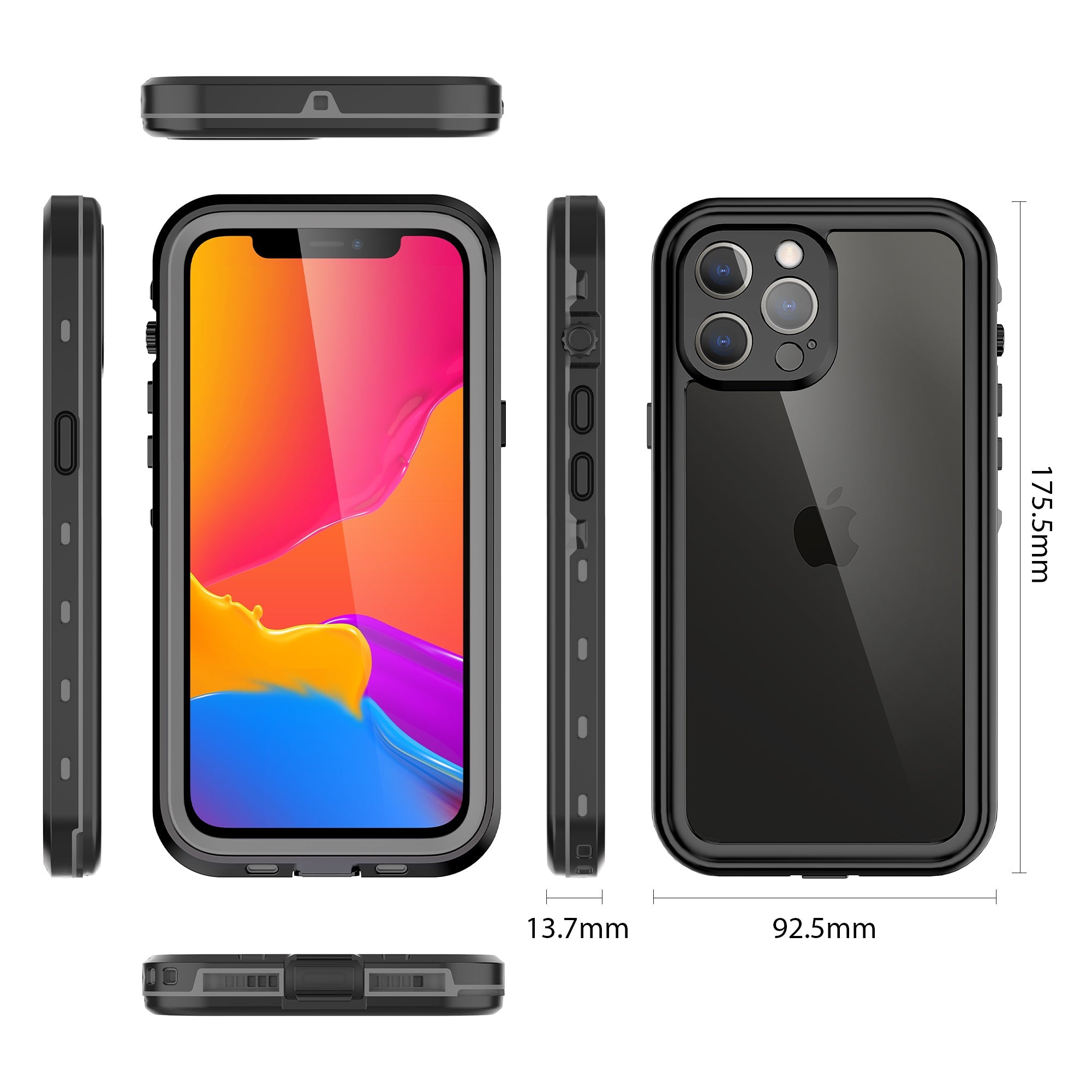 TPU+PC material snowproof, waterproof, dustproof, and shockproof phone case(iPhone 13/13 mini/13 Pro/13 Pro Max)